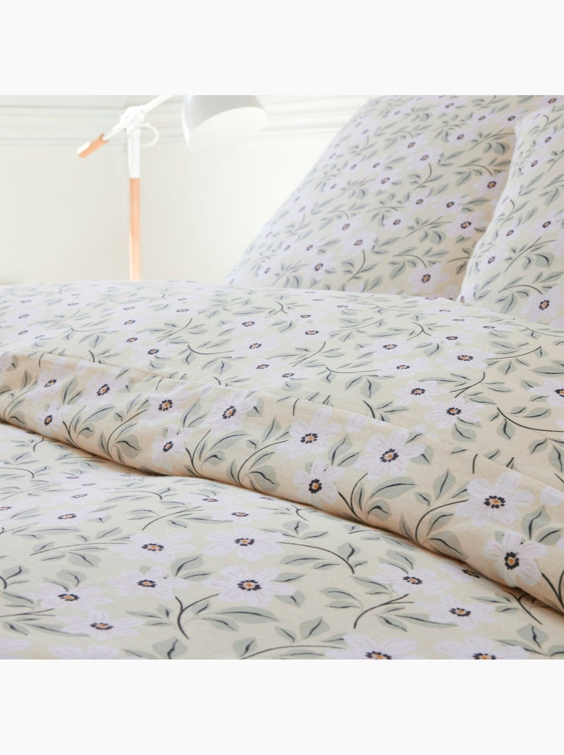 Parure housse de couette 100 % coton loucile Multicolore - Kiabi