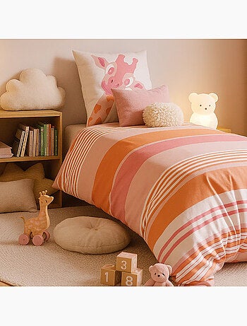 Parure housse de couette 100 % coton louma