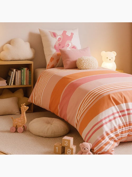 Parure housse de couette 100 % coton louma - Kiabi Parure housse de couette 100 % coton louma - Kiabi
