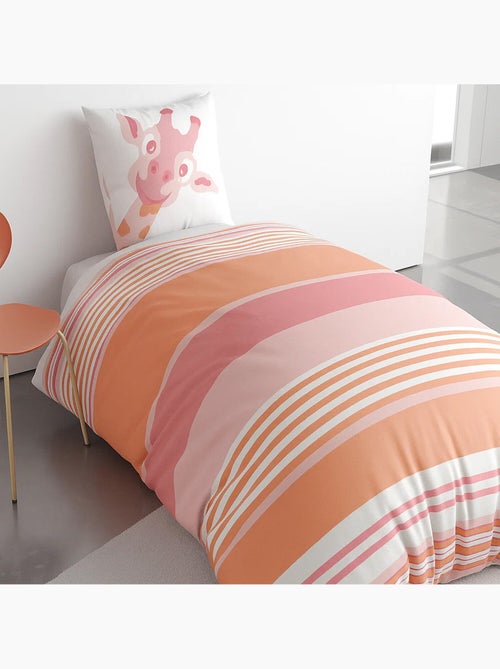Parure housse de couette 100 % coton louma - Kiabi Parure housse de couette 100 % coton louma - Kiabi