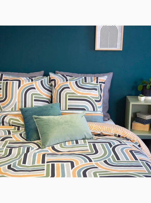 Parure housse de couette 100 % coton loute - Kiabi