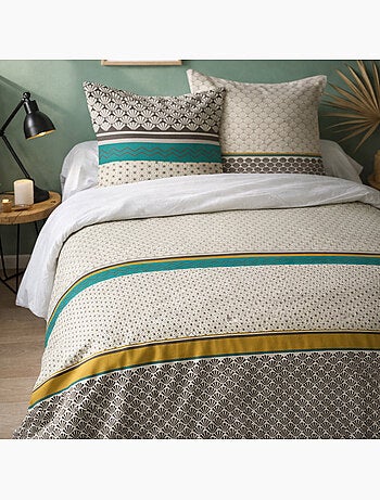 Parure housse de couette 100 % coton loxa