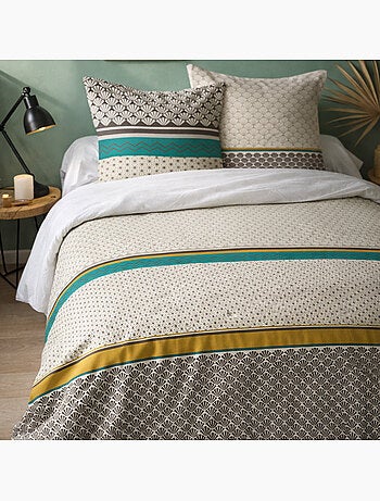 Parure housse de couette 100 % coton loxa