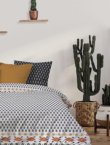 Parure housse de couette 100 % coton loya
