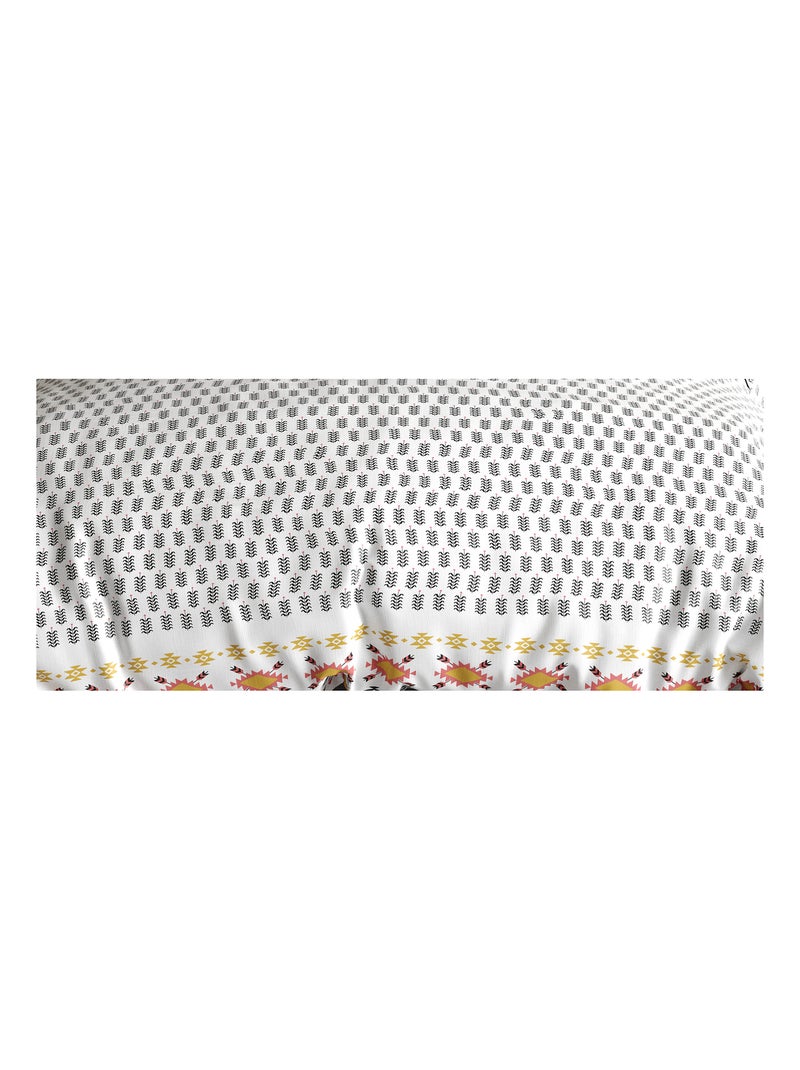 Parure housse de couette 100 % coton loya Noir - Kiabi
