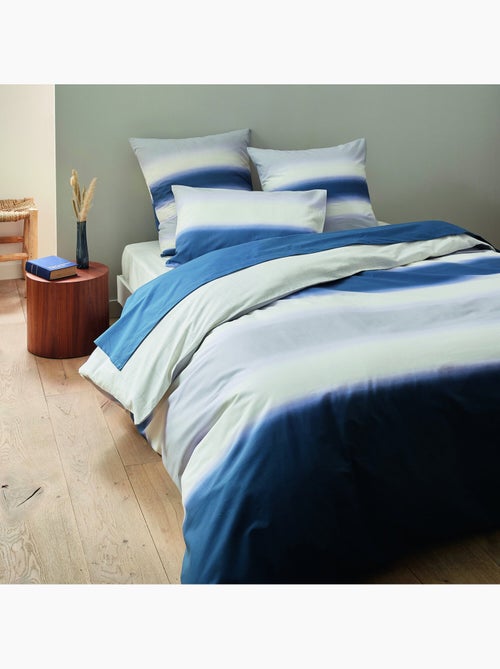 Parure housse de couette 100 % coton lucas - Kiabi
