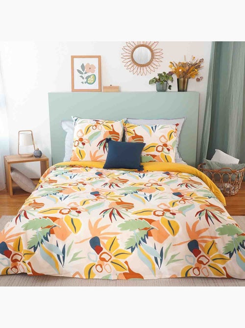 Parure housse de couette 100 % coton lucia - Kiabi Parure housse de couette 100 % coton lucia - Kiabi