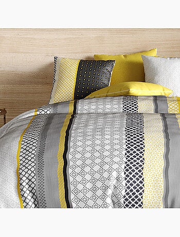 Parure housse de couette 100 % coton lumi