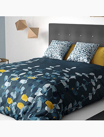 Parure housse de couette 100 % coton lunaria