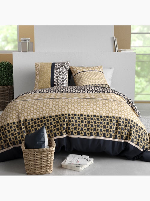 Parure housse de couette 100 % coton luxore - Kiabi