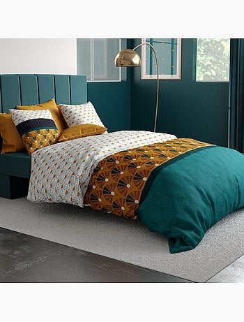 Parure housse de couette 100 % coton madra