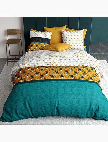 Parure housse de couette 100 % coton madra