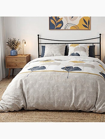 Parure housse de couette 100 % coton mangae