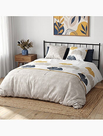 Parure housse de couette 100 % coton mangae