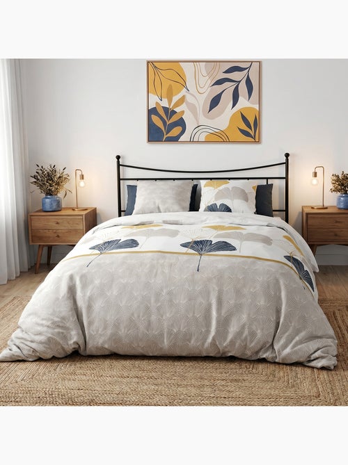 Parure housse de couette 100 % coton mangae - Kiabi Parure housse de couette 100 % coton mangae - Kiabi