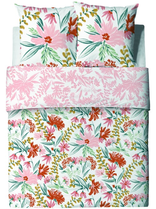 Parure housse de couette 100 % coton marna - Kiabi Parure housse de couette 100 % coton marna - Kiabi