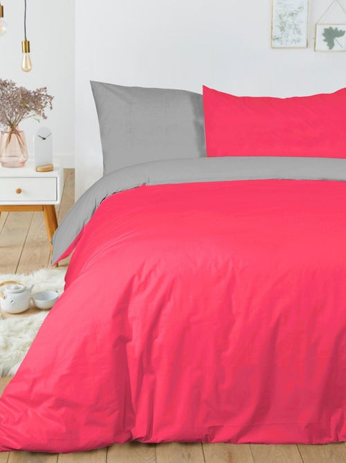 Parure housse de couette 100 % coton meno - Kiabi