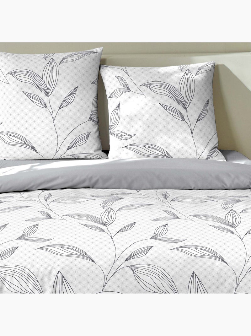 Parure housse de couette 100 % coton mikano Multicolore - Kiabi