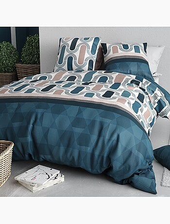 Parure housse de couette 100 % coton mistri