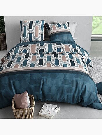 Parure housse de couette 100 % coton mistri