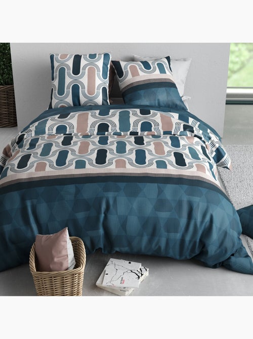 Parure housse de couette 100 % coton mistri - Kiabi