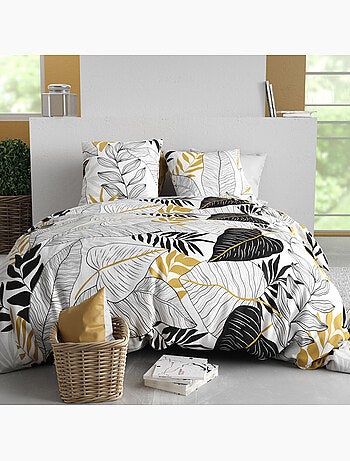 Parure housse de couette 100 % coton moana
