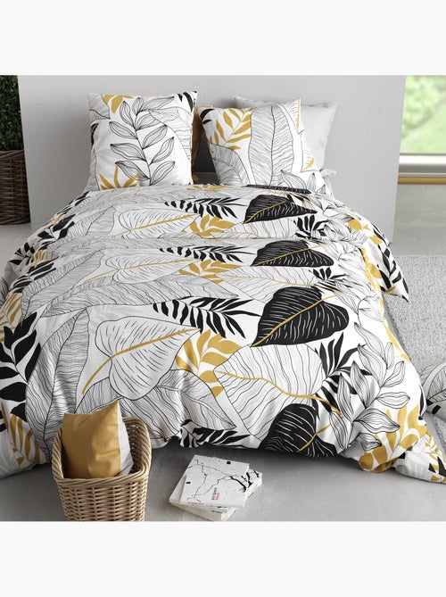 Parure housse de couette 100 % coton moana - Kiabi