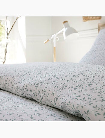 Parure housse de couette 100 % coton murmure