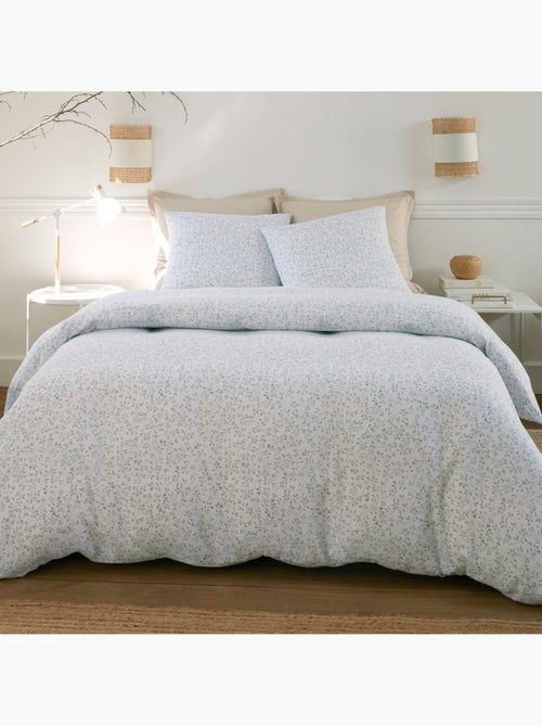 Parure housse de couette 100 % coton murmure - Kiabi Parure housse de couette 100 % coton murmure - Kiabi