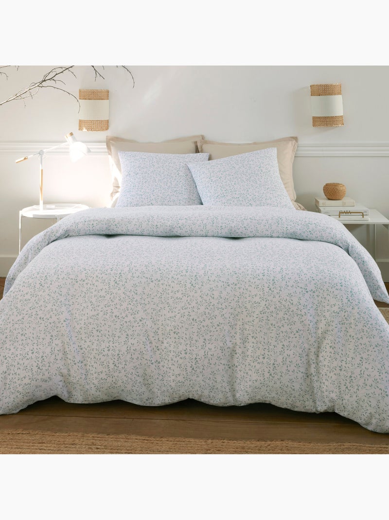 Parure housse de couette 100 % coton murmure Multicolore - Kiabi