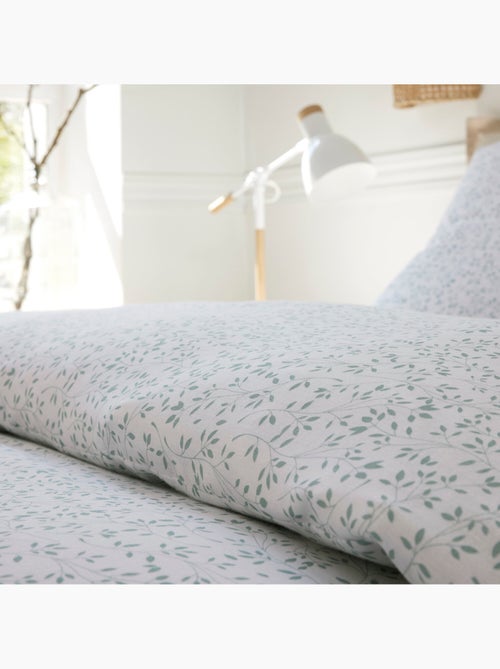 Parure housse de couette 100 % coton murmure - Kiabi Parure housse de couette 100 % coton murmure - Kiabi