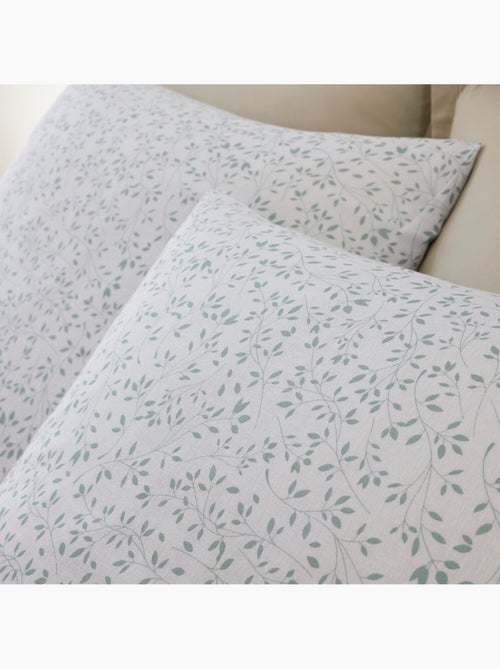 Parure housse de couette 100 % coton murmure - Kiabi Parure housse de couette 100 % coton murmure - Kiabi
