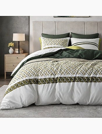 Parure housse de couette 100 % coton nayaa
