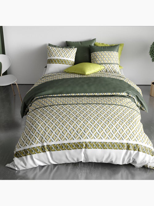 Parure housse de couette 100 % coton nayaa - Kiabi Parure housse de couette 100 % coton nayaa - Kiabi