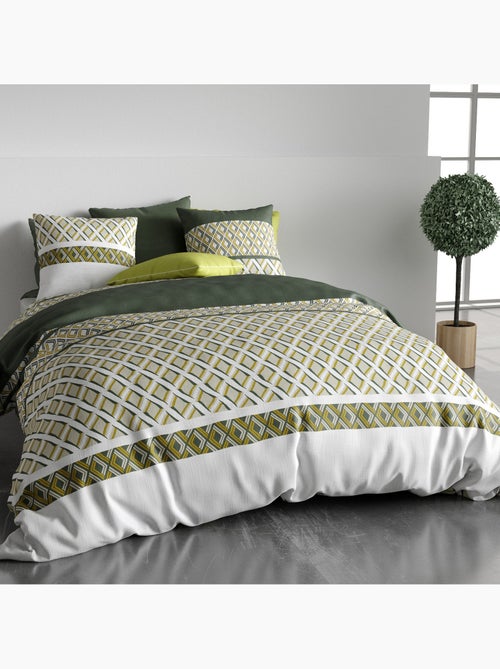 Parure housse de couette 100 % coton nayaa - Kiabi Parure housse de couette 100 % coton nayaa - Kiabi