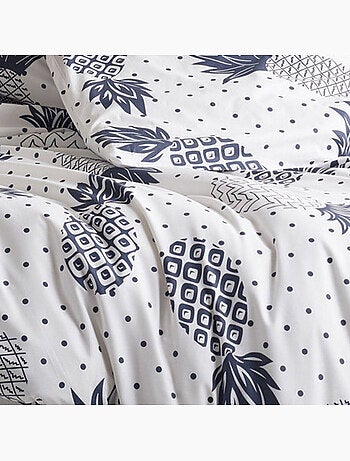 Parure housse de couette 100 % coton night