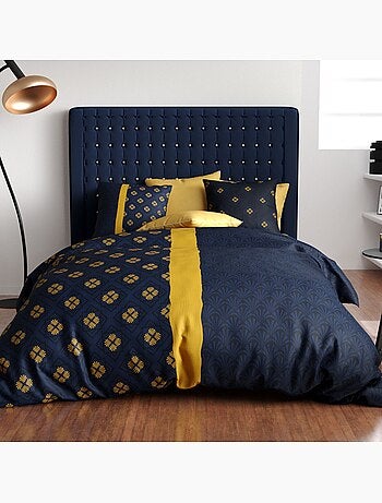 Parure housse de couette 100 % coton nil