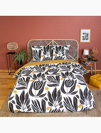 Parure housse de couette 100 % coton nolie
