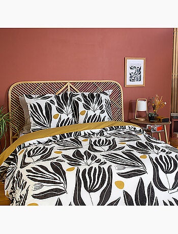 Parure housse de couette 100 % coton nolie