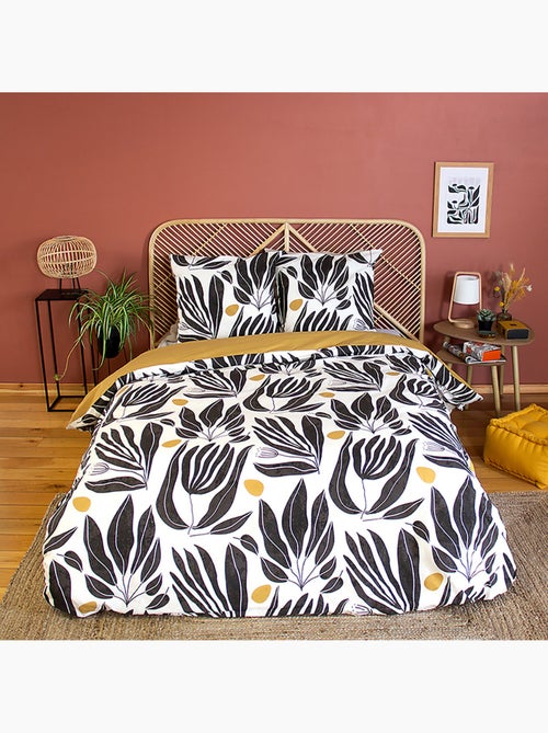 Parure housse de couette 100 % coton nolie - Kiabi Parure housse de couette 100 % coton nolie - Kiabi
