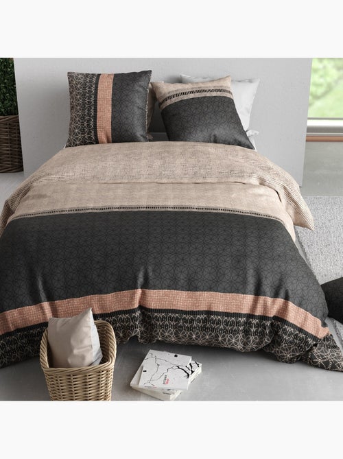 Parure housse de couette 100 % coton obsi - Kiabi Parure housse de couette 100 % coton obsi - Kiabi