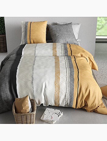 Parure housse de couette 100 % coton ogis