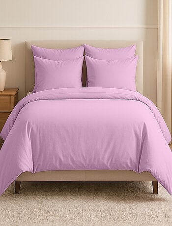 Parure housse de couette 100 % coton oli