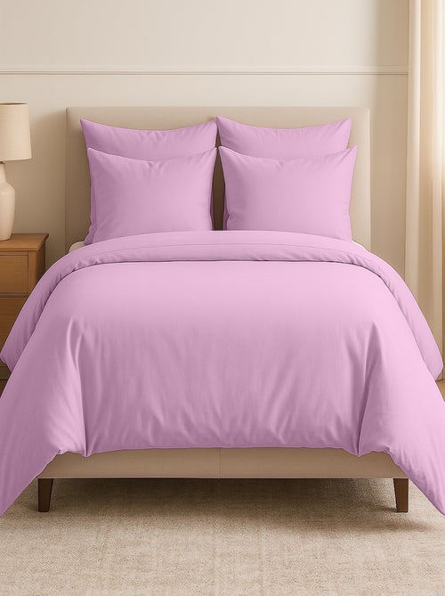 Parure housse de couette 100 % coton oli - Kiabi