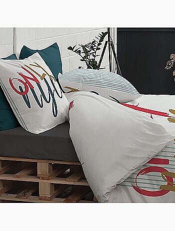 Parure housse de couette 100 % coton only