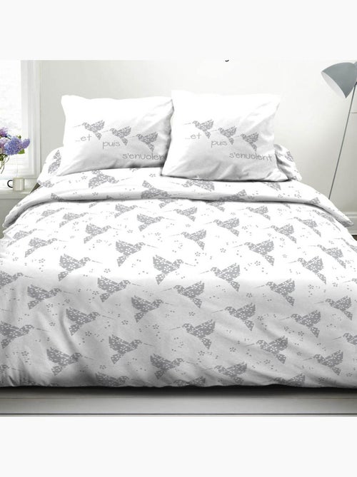 Parure housse de couette 100 % coton origasie - Kiabi