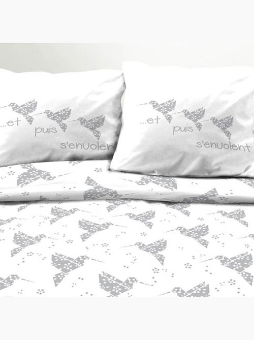 Parure housse de couette 100 % coton origasie - Kiabi