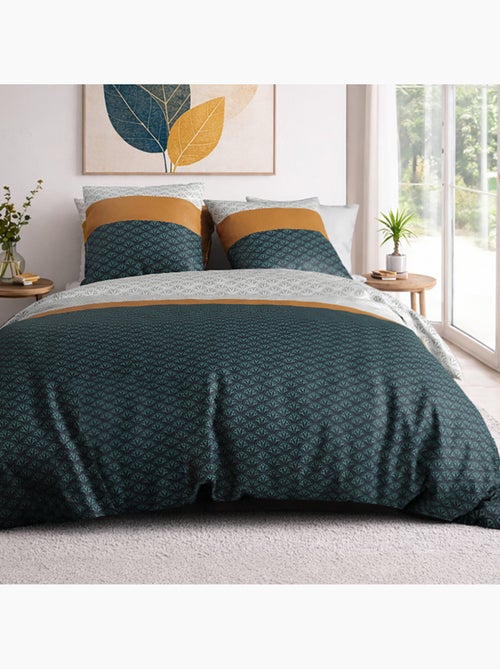 Parure housse de couette 100 % coton orus - Kiabi