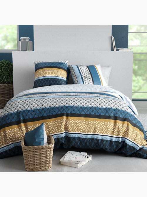 Parure housse de couette 100 % coton osis - Kiabi