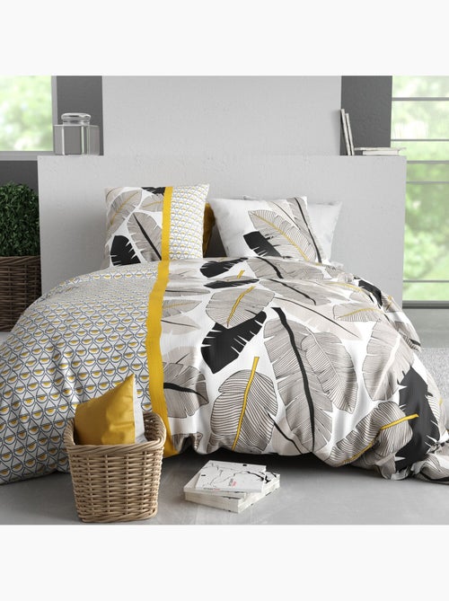 Parure housse de couette 100 % coton palmora - Kiabi Parure housse de couette 100 % coton palmora - Kiabi